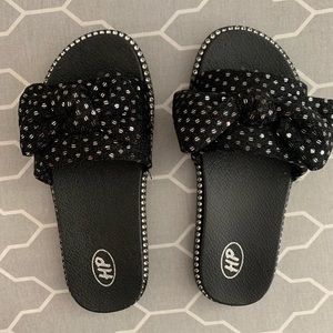 Toddler girl sandals in black